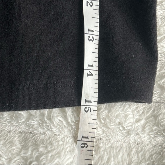 Sunday Best by Aritzia XS Black Cropped Half-Zip Long-Sleeve Top - Picture 6 of 8